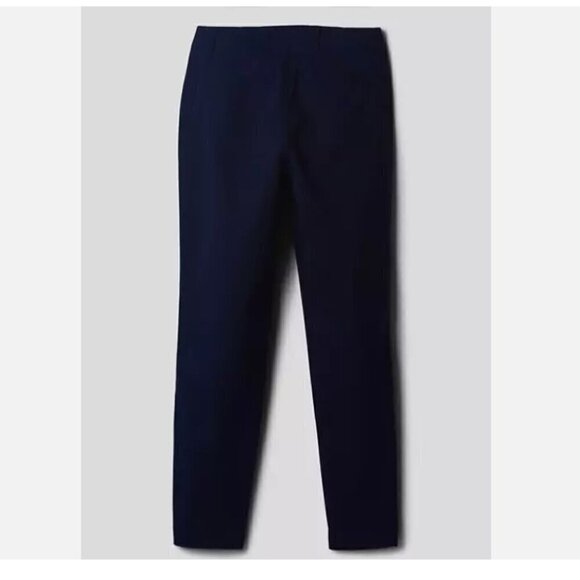 GAP Mid Rise Downtown Khakis Navy Blue Soft Stretch Twill Pants Size 6 TALL NWT - Picture 6 of 9
